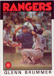 1986 Topps Baseball Cards      616     Glenn Brummer
